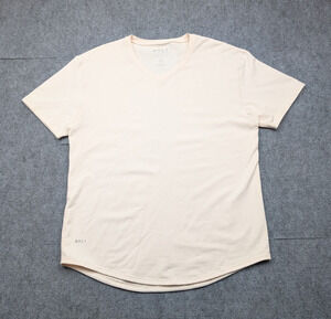 Bylt Basics Drop Cut SS V Neck Lux Shirt Mens XL Athleisure Minimal Capsule Tee